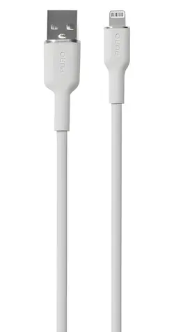 Puro Soft biały / Kabel danych USB-A - Lightning / MFi / 12 W / 1,5 m
