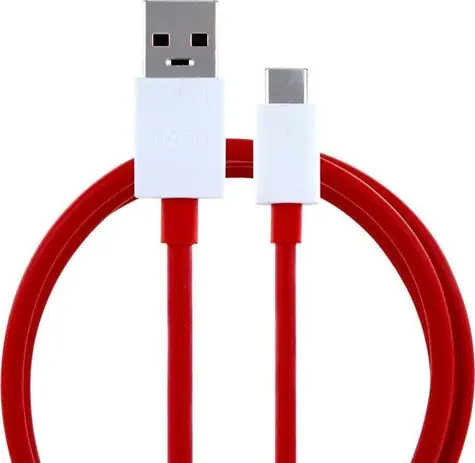 Kabel danych OnePlus USB-A - USB-C 1 m czerwony / Kabel danych