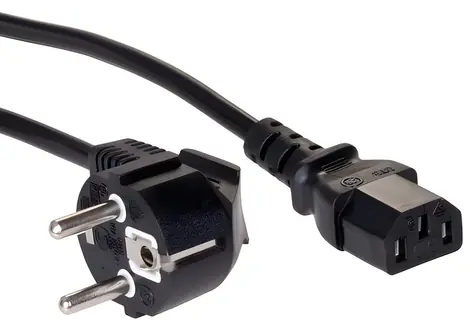 Akyga AK-PC-06A / Kabel zasilający / CEE 7/7 - IEC C13 / 3 m
