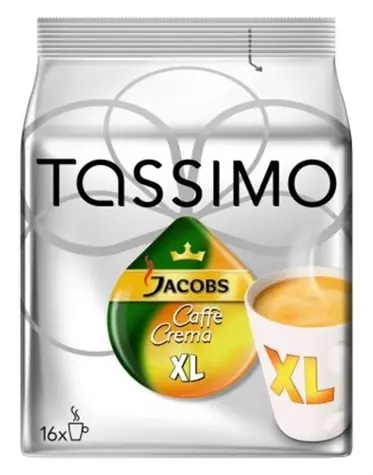 Tassimo Jacobs Caffe Crema Classico XL / Kawa w kapsułkach / 16 szt