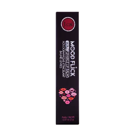 J.Cat Beauty MOOD FLICK HOLO- Sparkle Double Snap / Balsam do ust / zmienia kolor w zależności od pH / holograficzny brokat