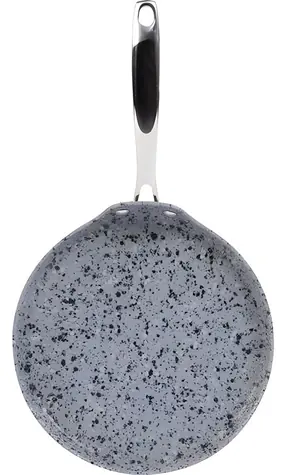 Patelnia do naleśników Lamart LT1291 czarno-szara / 25 cm / aluminium / powierzchnia nieprzywierająca