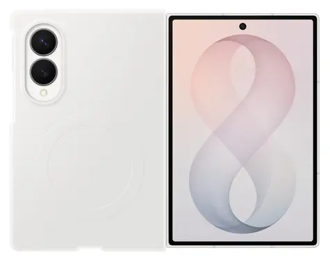 Samsung EF-EF971CWE biały / Silikonowe etui magnetyczne / Galaxy Z Fold8