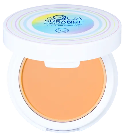 Podkład kompaktowy J.Cat Beauty Aquasurance w kolorze jasnego beżu / UP kompaktowy / Średnie do pełnego krycia