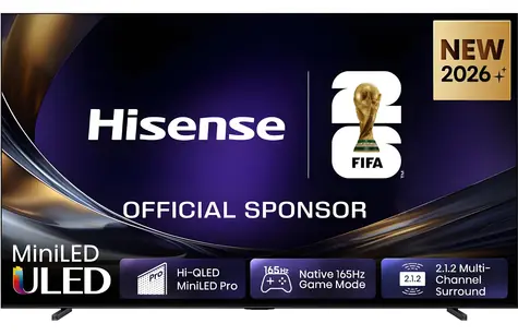 100" Hisense 100U7S PRO / Telewizor / Mini LED QD / UHD 4K 165 Hz / HDR10+ / Dolby Vision IQ