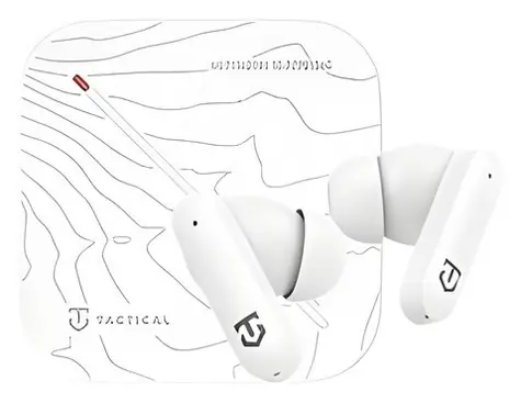 Słuchawki douszne bezprzewodowe Tactical StrikePods Mud ARCTIC / Bluetooth