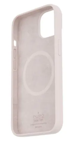Puro Icon Mag różowy / Etui / iPhone 14 Pro Max / MagSafe / Silikon