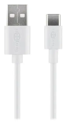 Goobay USB-A - USB-C / Kabel do ładowania i transmisji danych / 1 m