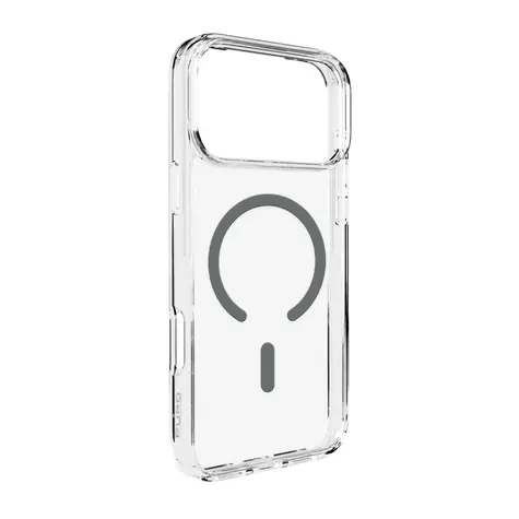 Puro Lite Mag iPhone 17 Pro przezroczysty, szara ramka / Etui / MagSafe