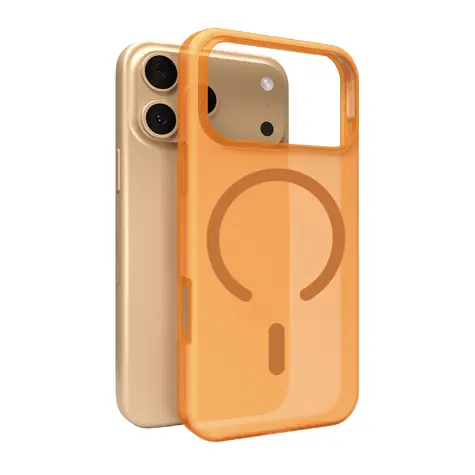 Puro DAYLIGHT MagSafe iPhone 17 Pro Max transparent orange / Cover / MagSafe