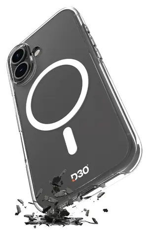 Puro Impact Clear D3O transparentny / Etui / MagSafe / iPhone 16