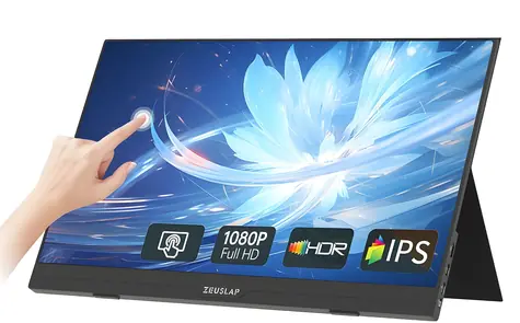 15,6" Zeuslap AT156 / Monitor przenośny / IPS / FHD 1920×1080 / dotykowy / USB-C + mini HDMI