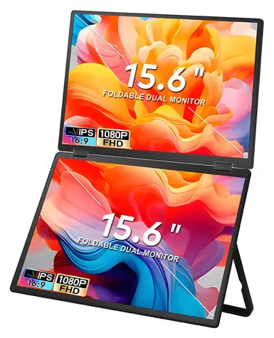15,6" Extralink SMART Life T01 / Monitor przenośny / IPS / 2 monitory