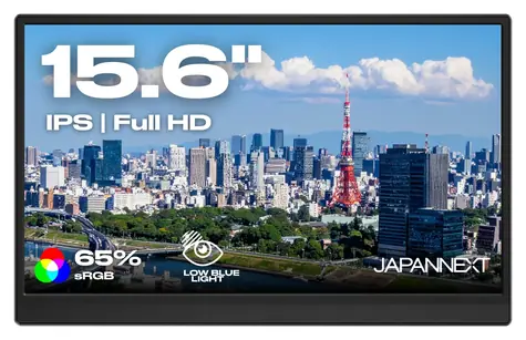 15,6" JAPANNEXT JN-MD-i156F-LE / Monitor przenośny / IPS / FHD 1920×1080 / USB-C / Mini HDMI