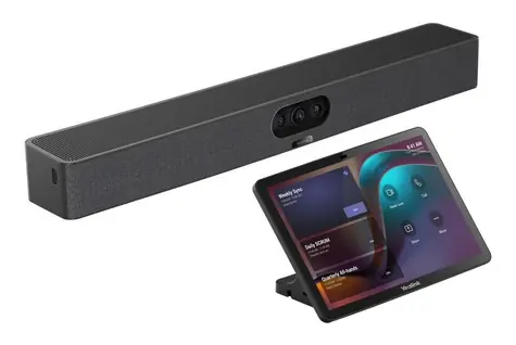 Yealink MeetingBar A25-031 czarny / Bar do wideokonferencji / 4K / Wi-Fi 6 / Bluetooth 5.1