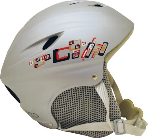 CALTER PRO srebrny / Kask narciarski / rozmiar S (52-55 cm) / System dopasowania