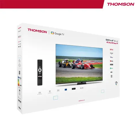 65" Thomson 65QG7C14 / Telewizor / QLED / 4K UHD / 144 Hz / DVB-T2/C/S2 / Wi-Fi / BT