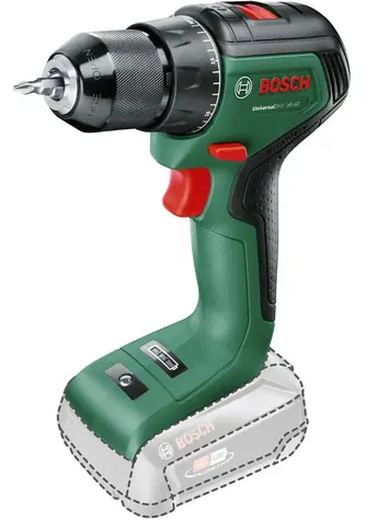 Wiertarko-wkrętarka akumulatorowa BOSCH UniversalDrill 18V-60, zielona/czarna / wiertarko-wkrętarka akumulatorowa / 18 V / silnik bezszczotkowy / bez akumulatora i ładowarki