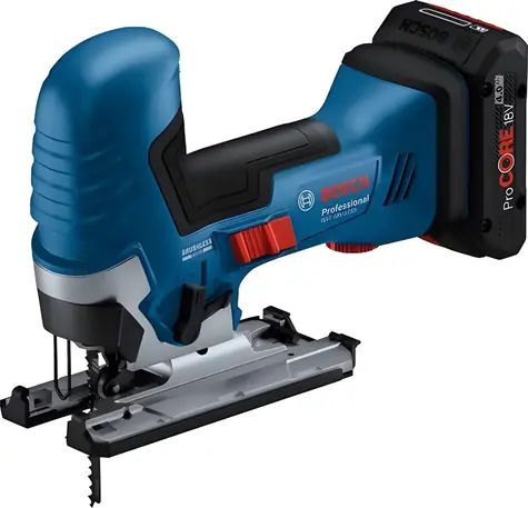 BOSCH GST 18V-125 S Professional niebiesko-czarna / Wyrzynarka akumulatorowa / 18 V / solo bez akumulatora / L-BOXX