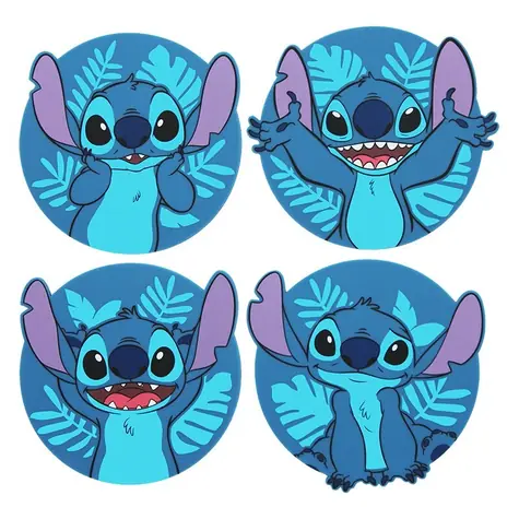 Podkładki PALADONE Stitch / Zestaw 4 szt. / gumowe