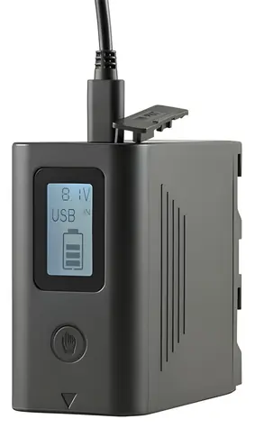 JUPIO Proline NP-F970 LCD / Bateria / do Sony NP-F970 / 10050 mAh / ładowanie USB-C