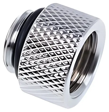 Alphacool Eiszapfen 10mm G1/4 AG-IG chrom / Adapter / Chłodzenie wodne / Mosiądz / Prosty