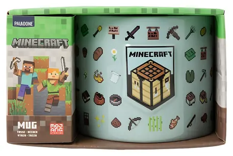 Kubek PALADONE Minecraft z tłoczeniem / Kubek / Motyw Minecraft