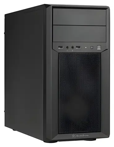 Silverstone SST-FA313-B czarny / Obudowa / Micro-ATX