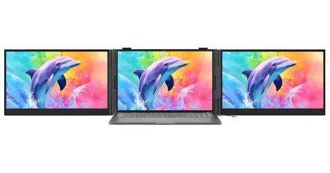 15,3" Blackview DCM8 Pro szary / Podwójny przenośny monitor / IPS / 1920×1200 / 60 Hz / USB-C