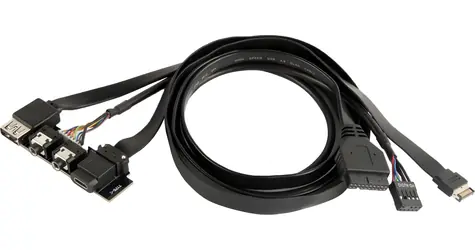 Silverstone SST-G11313530-RT / Kit modernizacyjny panelu przedniego / USB typu C / USB 3.1 Gen 2