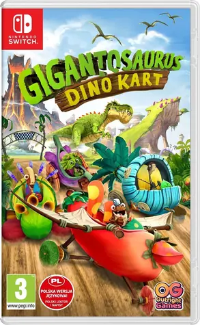 Namco Bandai Games Gigantosaurus (Gigantosaurus) Dino Kart / Gra na Nintendo Switch / Wyścigi