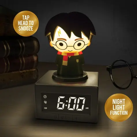 Budzik PALADONE Harry Potter / Świecący / Biurkowy / Zasilany przez USB