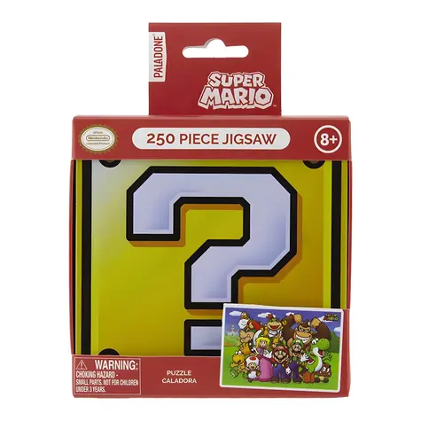 PALADONE Puzzle Super Mario / 250 elementów / pudełko metalowe