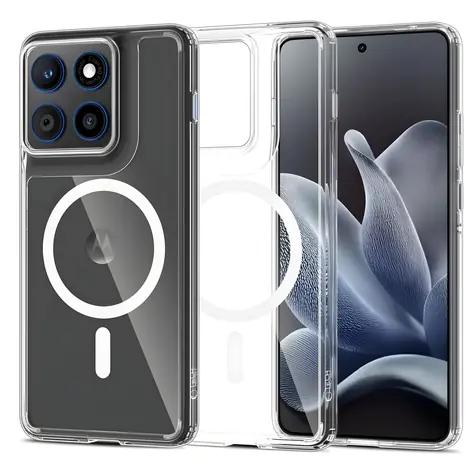 Tech-Protect FlexAir Hybrid transparent / Tylna obudowa / Motorola Edge 70 5G / MagSafe