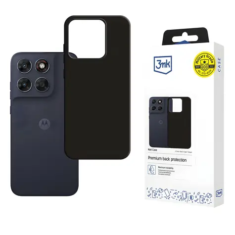 Etui 3mk Matt Motorola Moto G87 czarne / Etui ochronne