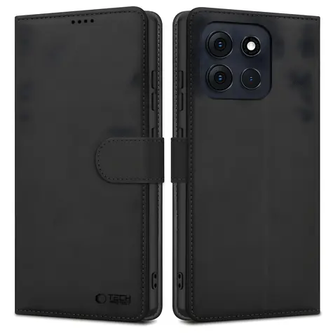 Etui Tech-Protect Wallet, czarne / Etui / Motorola Moto G56 5G