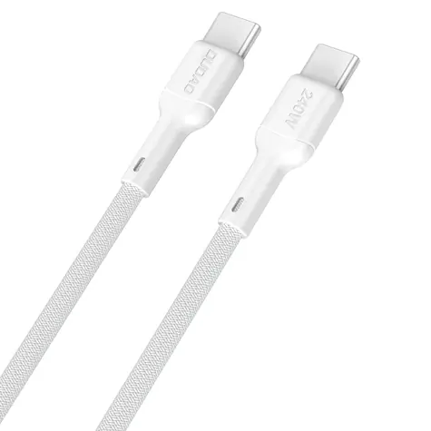 Dudao L9C Max biały / Kabel danych / USB-C / USB-C / 240W / 2 m