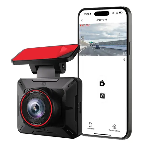 AKEEYO P1 czarny / Kamera samochodowa / Full HD / 30 kl./s