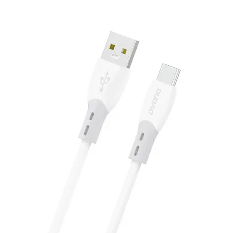 Kabel danych Dudao L25ST / USB-A / USB-C / 5A / 1 m / biały