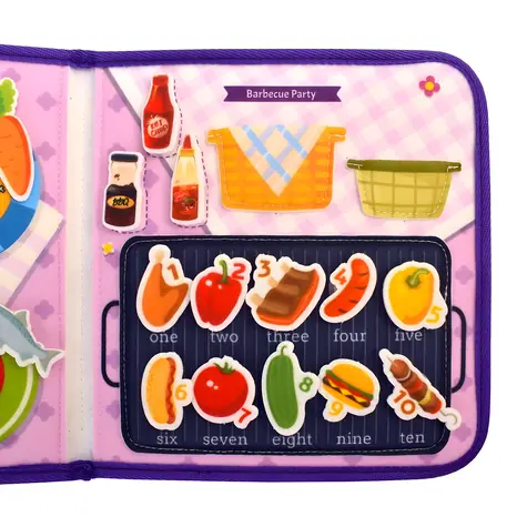 2KIDS TOYS sensoryczna książka edukacyjna Gotowanie / od 3 lat