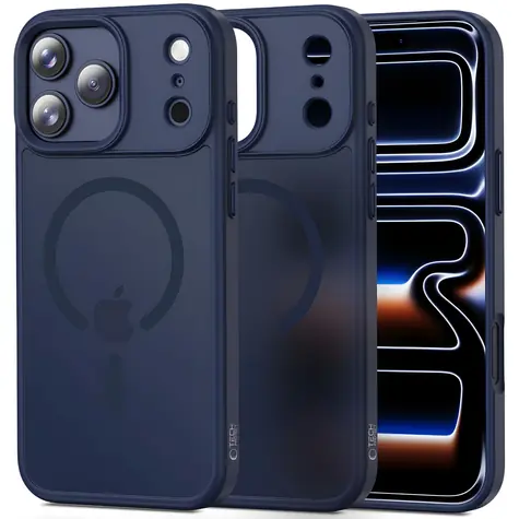 Tech-Protect MagMat ciemnoniebieski / Etui / Apple iPhone 17 Pro / MagSafe