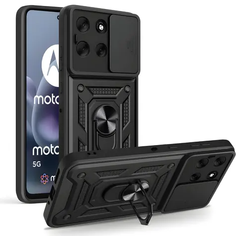 Tech-Protect CamShield PRO do Motorola Moto G86 5G czarny / Tylna obudowa / ochrona aparatu