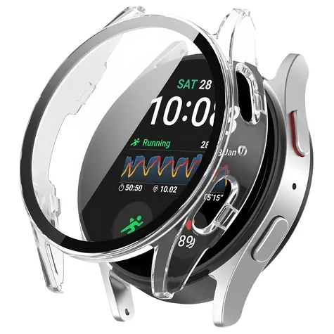 Tech-Protect Defense360 transparentny / Etui ochronne / Samsung Galaxy Watch 7 44 mm