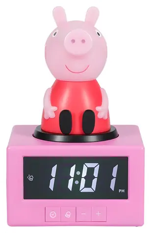 Budzik PALADONE Peppa Pig / Budzik / Zasilanie USB / Projekt na licencji