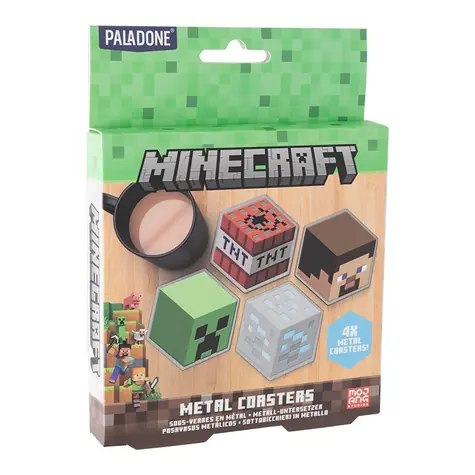 Zestaw podstawek PALADONE Minecraft / 4 szt. / 16 × 12 cm
