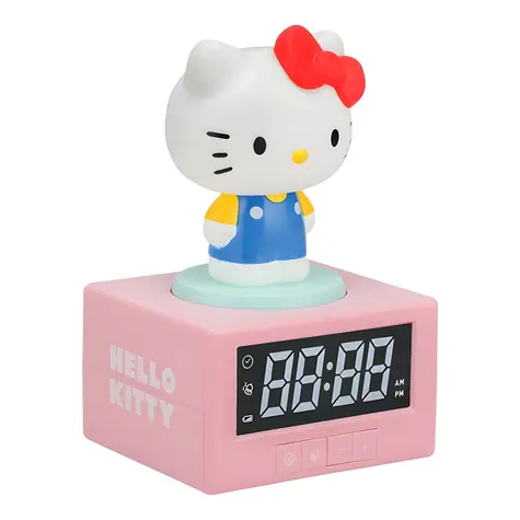 Budzik PALADONE Hello Kitty / Lampka nocna / Funkcja drzemki / 15,6 cm