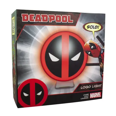 Lampa Paladone Deadpool MARVEL / Lampa stołowa / LED / 3 baterie AAA