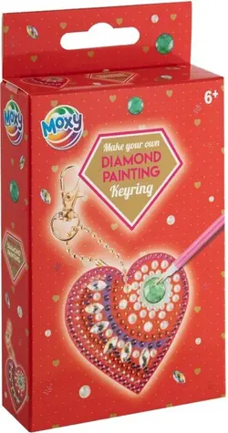 Wisiorek w kształcie serca z diamentowym malowaniem MOXY / od 6 lat