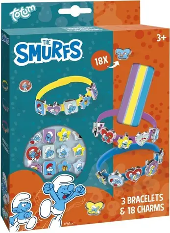 MOXY Smurfs Bransoletka Making / 3 bransoletki, 18 koralików