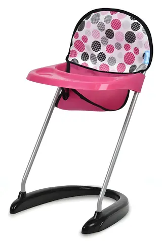 HAUCK Krzesełko do jadalni dla lalek w groszki / do 41 cm / od 3 lat